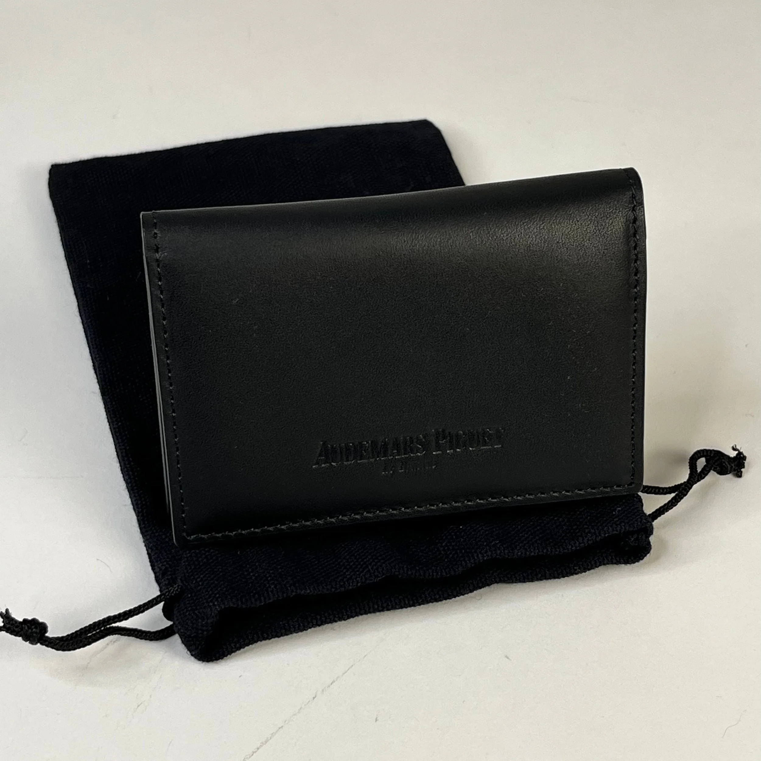 Audemars Piguet Black Leather Card Holder – Le Brassus Boutique Audemars Piguet Black Leather Card Holder – Le Brassus Boutique
